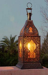 Brass Moroccan lantern
