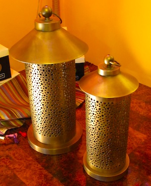 Brass oroccan lantern