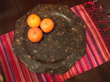 Moroccan fossil plate
