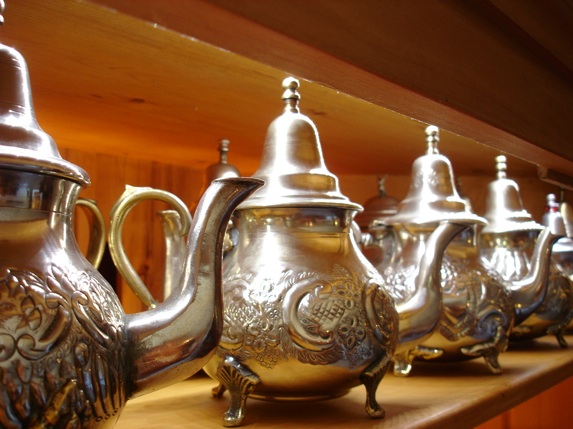 Moroccan antique teapots