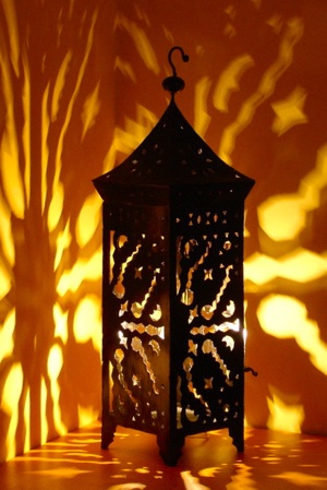 Moroccan garden lantern