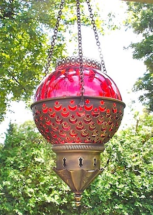 hanging Turkish lamp