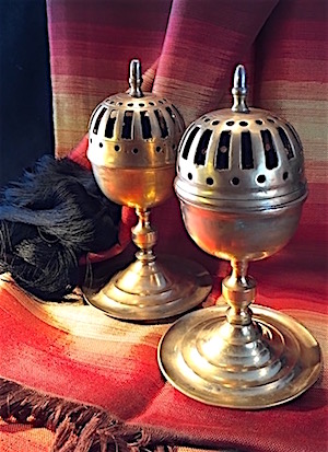 Brass Moroccan incense burners