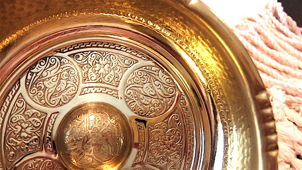 Turkish hammam bowl brass