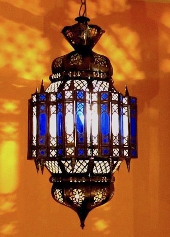 Quality Moroccan brass lantern