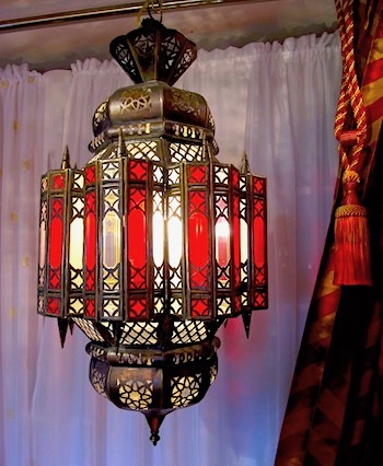 Hanging Moroccan lantern