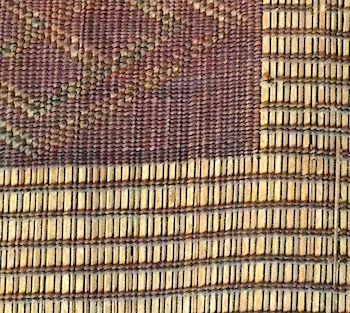 Tuareg reed mat detail