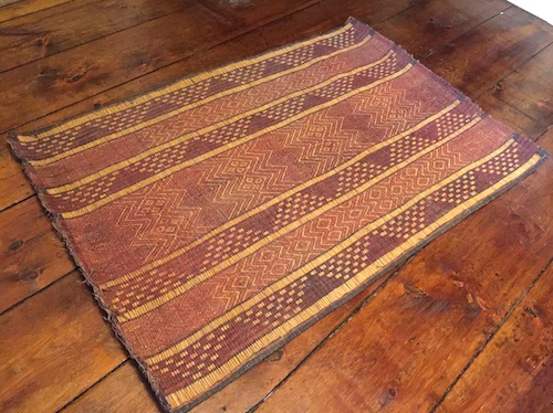 Vintage Tuareg reed mat
