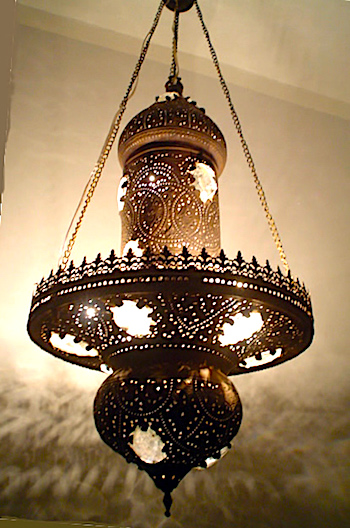 syrian brass lamps